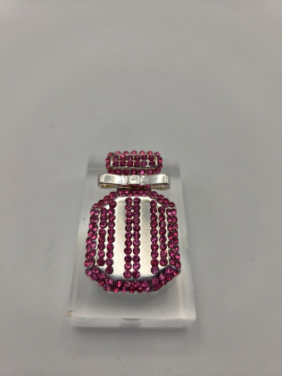 Victoria's Secret Jewelry - Victoria's Secret Bombshell Pink Crystal Perfume Bottle Pin Limited Edition